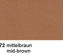 Ursus Moosgummi, Mittelbraun, 20 × 30,4 cm, 2 mm, 10 Bogen