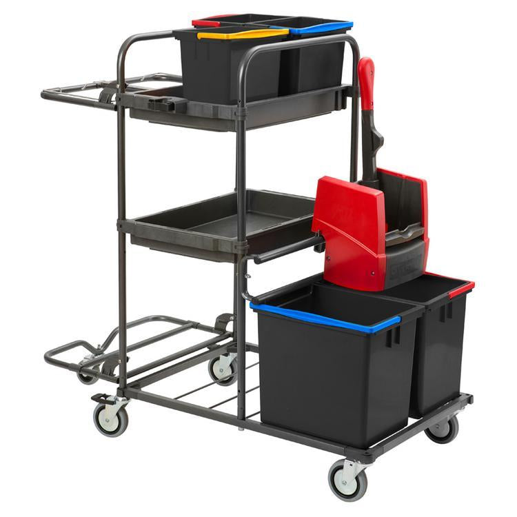 Vermop Putzeimer Mistral Sprint – 2 × 17 l – mit Presse VK 4