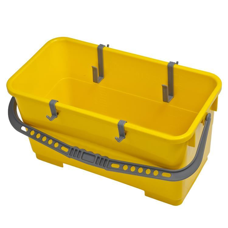 Vermop Putzeimer 268005 – 22 l, Fensterreinigung, Gelb, 56 × 30 × 33 cm
