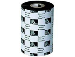 Zebra Thermotransferband – Wachs/Harz (3400), 220 mm × 450 m, Kern 25 mm, Schwarz, 6er-Pack