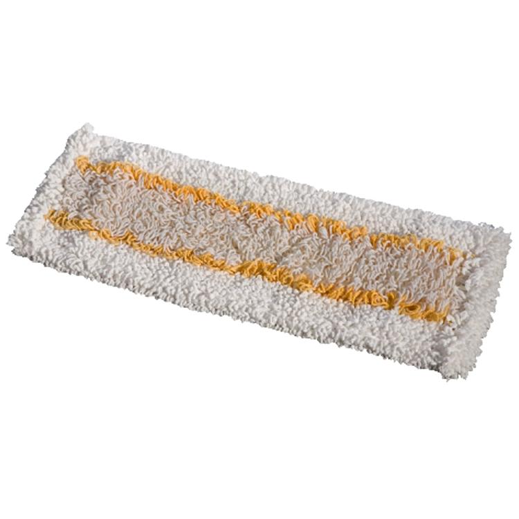 Vermop Wischbezug Sprint Tronic – 1 Stk. – Baumwolle/Polyester/Mikrofaser – 50 cm – weiss/gelb