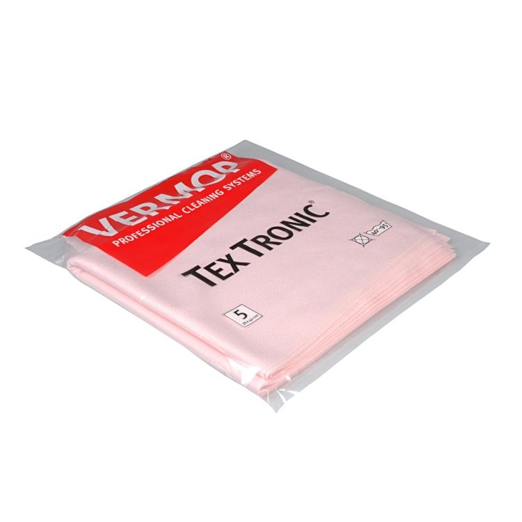 Vermop Mikrofasertuch Textronic – Rot – 38 × 40 cm – Polyester – 1 Stk.