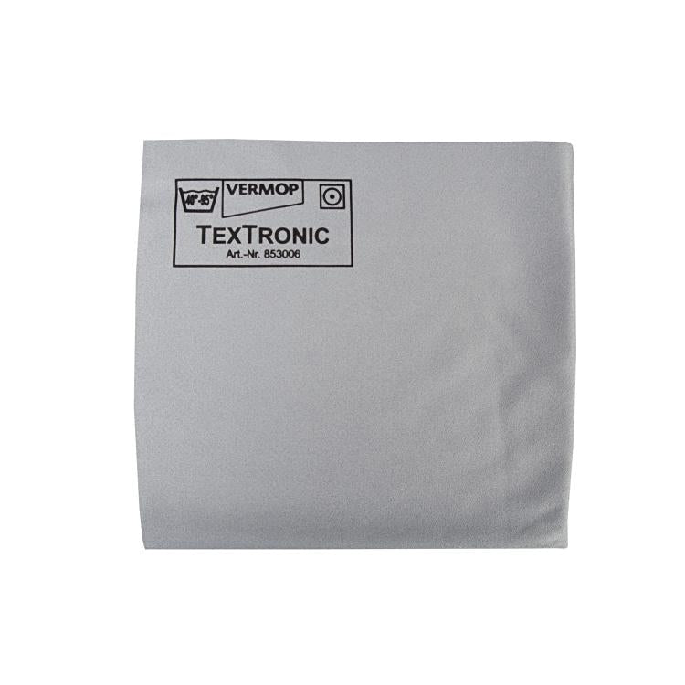 Vermop Mikrofasertuch Textronic – grau – 38 × 40 cm – Polyester – 1 Stk.