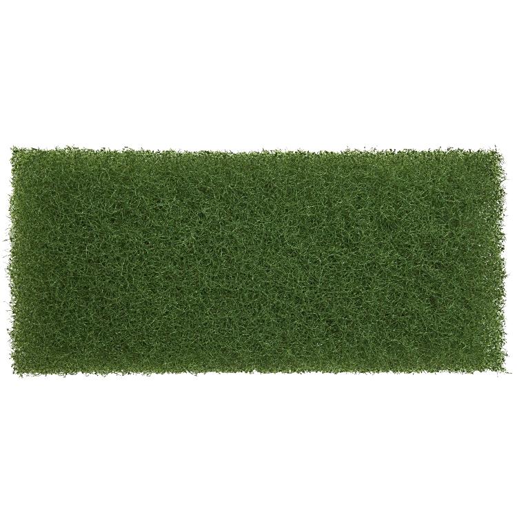Vermop Reinigungspad – Polyester, für Ränder, Wände und Böden, 11 × 25 cm, grün, 10 Stk.