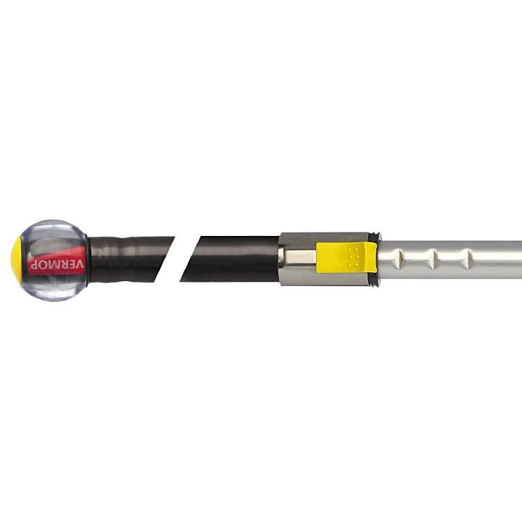 Vermop Wischerstiel Scandic 8903 – 100,0–170,0 cm, Durchmesser 2,4 cm, mit drehbarer Kugel