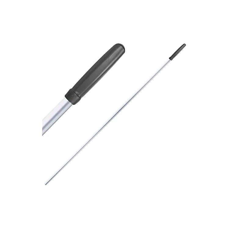 Vermop Wischerstiel – 140 cm – eloxiertes Aluminium – Griff anthrazit