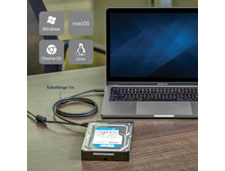 StarTech.com USB-C zu SATA Adapterkabel – USB 3.2 Gen 2 (10 Gbit/s), 1 m, für 2,5"/3,5" SATA