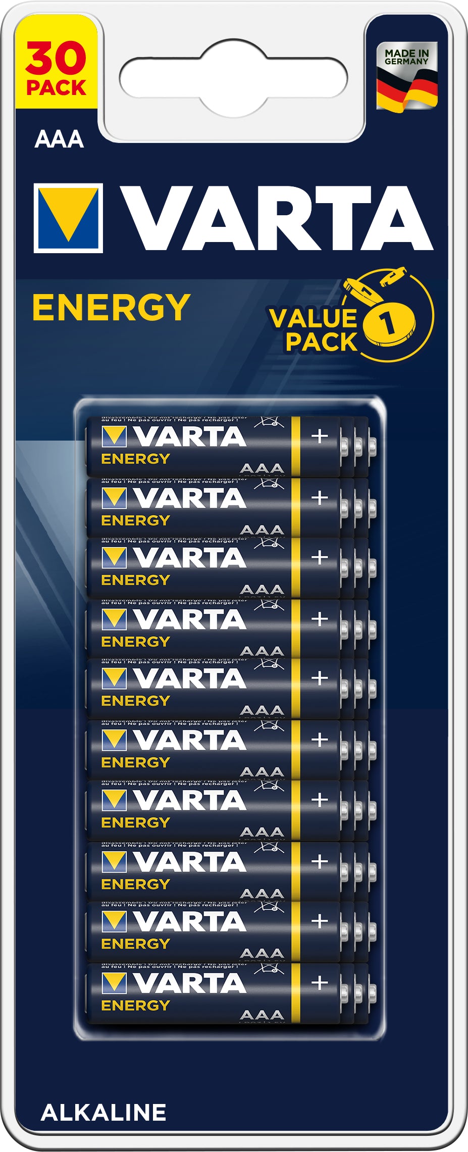 Varta AAA Batterien – Alkaline, 1,5 V – 4 Stk.