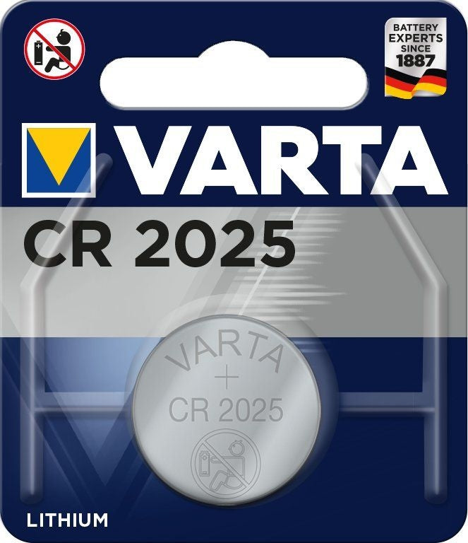 Varta Knopfzelle CR2025, Lithium, 3 V – 1 Stk.