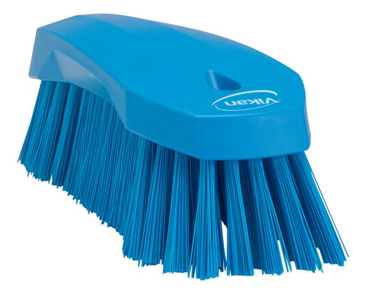 Vikan Scheuerbürste – PBT, Polypropylen (PP), 20×7×6 cm, hart, blau