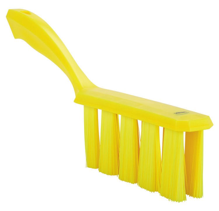 Vikan Besen UST – 33 cm, mittel, Borstenlänge 5,7 cm, gelb