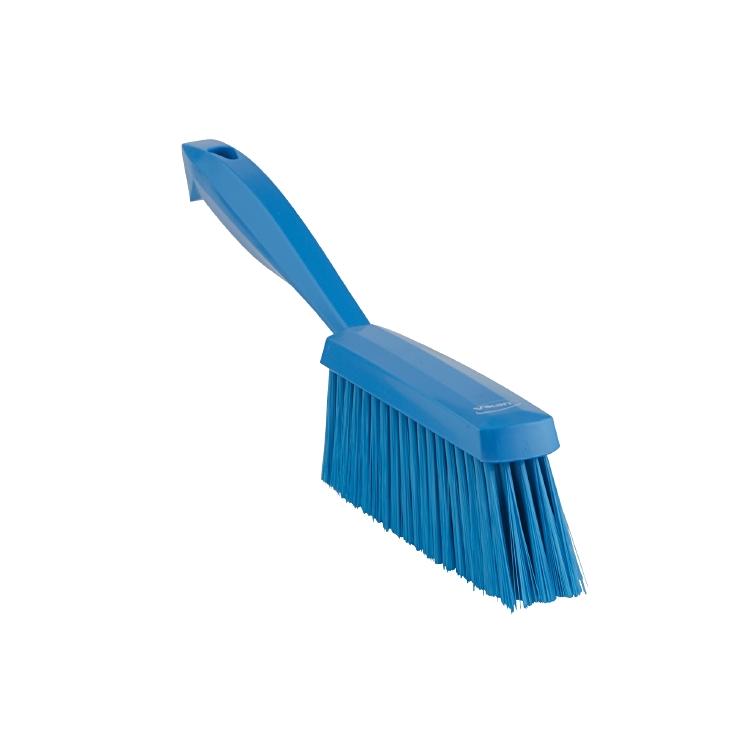 Vikan Handfeger – 33 cm, weich, PBT-Borsten, PP, blau, für Farbkodierung geeignet