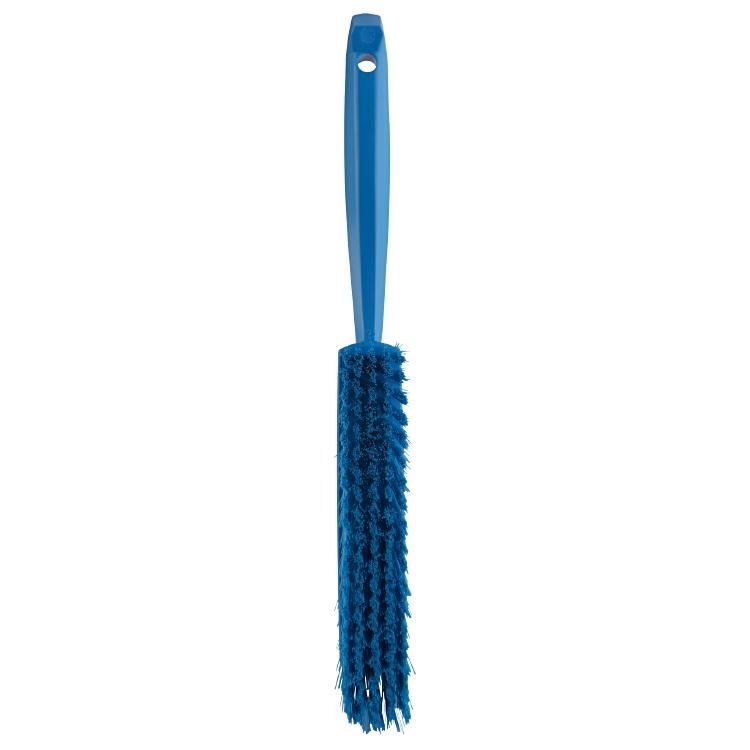 Vikan Handfeger – 33 cm, weich, PBT-Borsten, PP, blau, für Farbkodierung geeignet