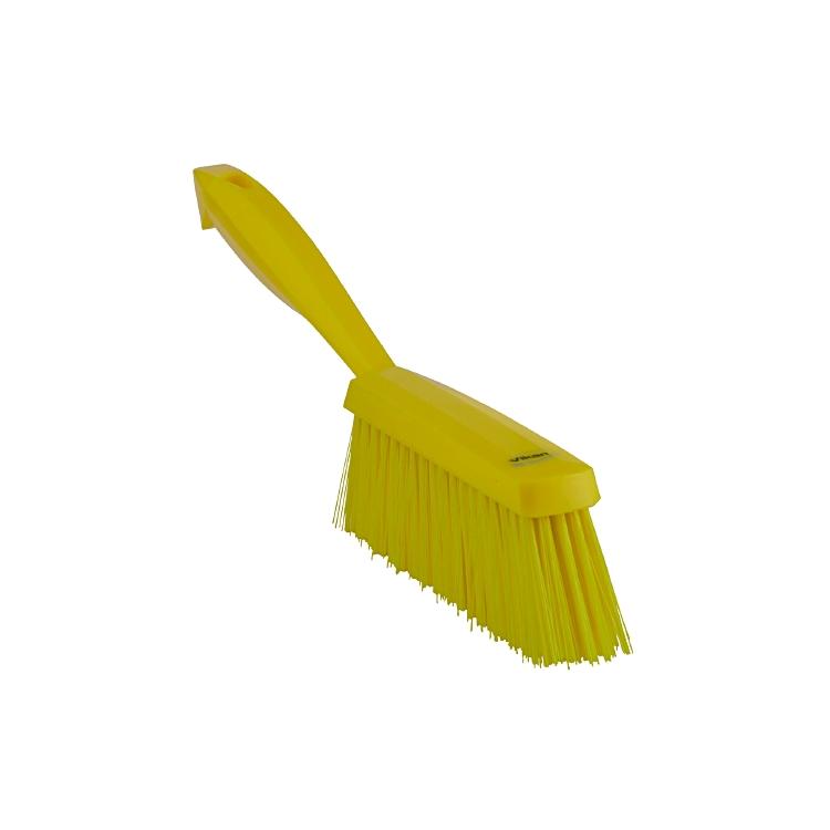 Vikan Handfeger – 33 cm, mittel, PBT-Borsten, Polypropylen (PP), gelb