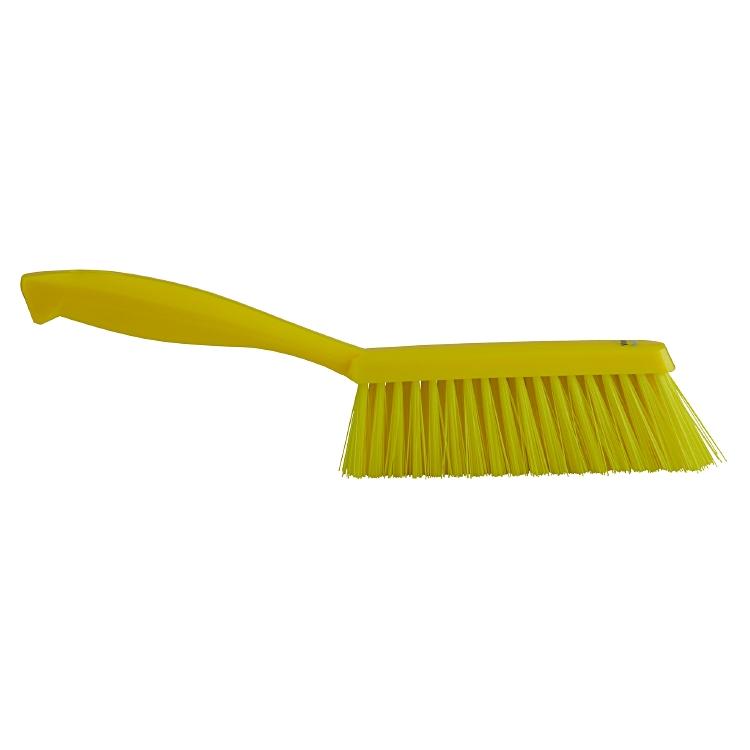 Vikan Handfeger – 33 cm, mittel, PBT-Borsten, Polypropylen (PP), gelb
