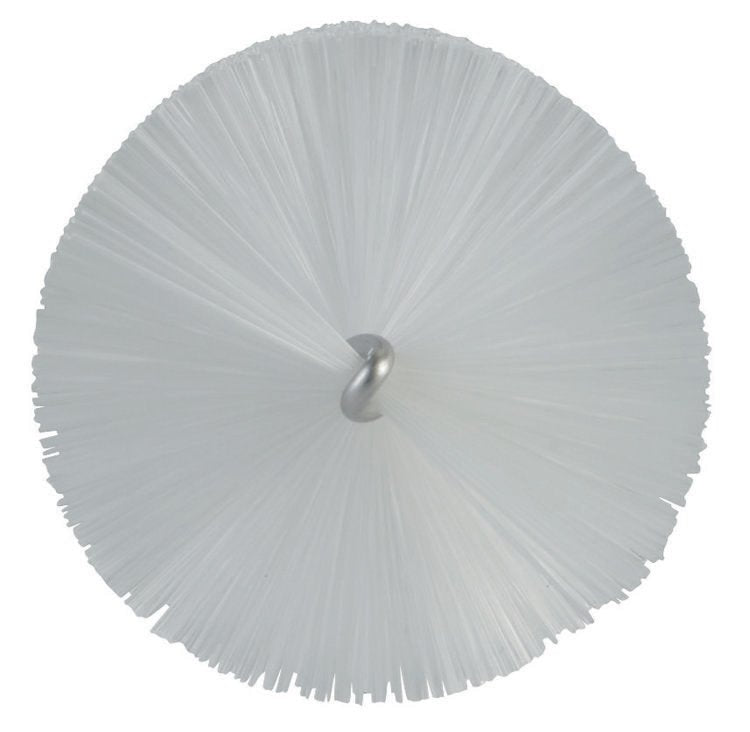 Vikan Rohrbürste mit Stiel – Ø 6 cm, 51 cm, mittel, Polypropylen (PP), Edelstahl, weiss