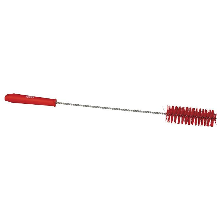 Vikan Rohrbürste – Ø 4 cm, 51 cm, hart, Polypropylen (PP), Edelstahl, rot