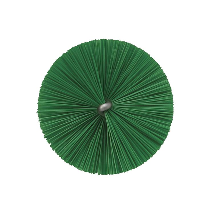 Vikan Rohrbürste Medium – Ø 5 cm, 51 cm, Polypropylen/Edelstahl, grün, lebensmittelkonform, spülmaschinenfest