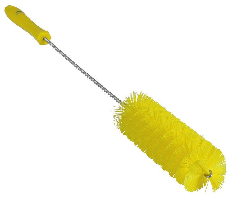 Vikan Fugen-/Detailbürste – Ø 5 cm, 51 cm, Polypropylen-Borsten, Edelstahlstiel, mittel, grün, spülmaschinenfest