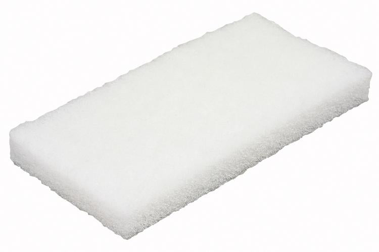 Vikan Weicher Scheuerschwamm – Polyester, für Vikan Padhalter, 24,5 × 11,5 × 3 cm, weiss