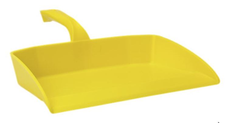 Vikan Kehrschaufel – Polypropylen, gelb, 32,7 × 27,1 × 5,0 cm