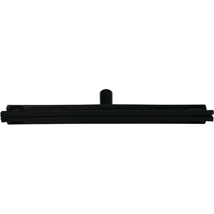 Vikan Bodenwischer – 40 cm, Polypropylen (PP)/Zellkautschuk, Schwarz, Doppelblatt, Ersatzgummi austauschbar