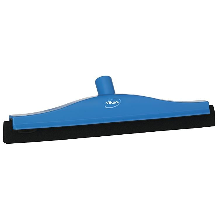 Vikan Wasserabzieher Doppelblatt Soft – 40 cm, PP/Zellkautschuk, Blau, spülmaschinenfest