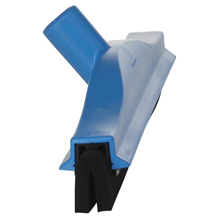 Vikan Wasserabzieher Doppelblatt Soft – 40 cm, PP/Zellkautschuk, Blau, spülmaschinenfest