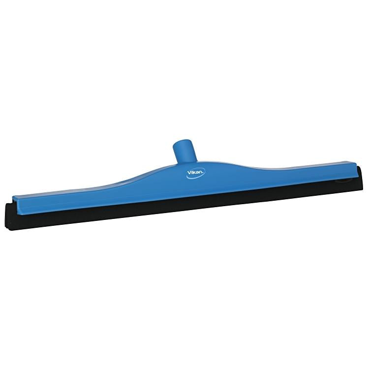 Vikan Wasserabzieher – 60 cm, Polypropylen (PP)/Zellkautschuk, blau, Doppelblatt Soft, fix, für Vikan-Stiele