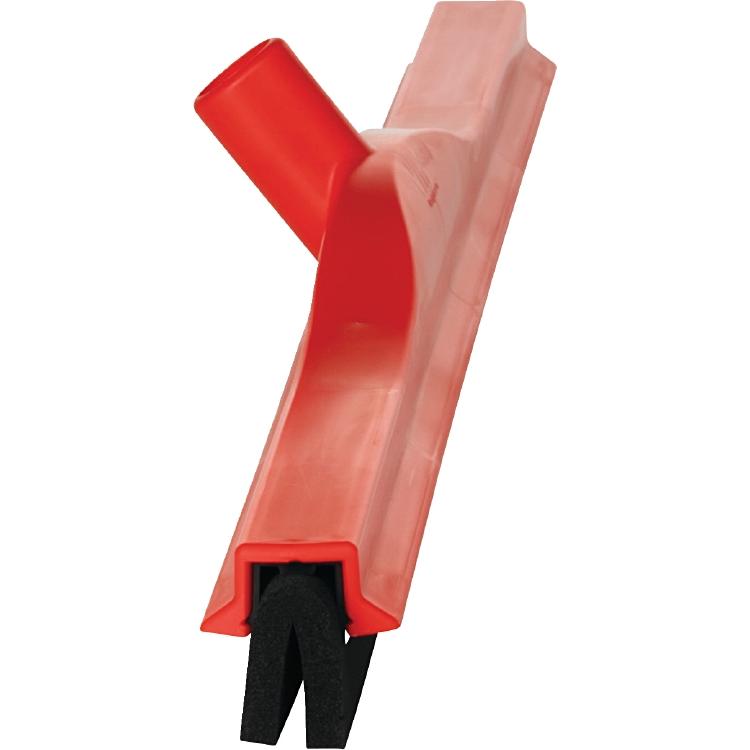 Vikan Bodenschieber Doppelblatt Soft – 70,0 cm, PP/Zellkautschuk, Rot