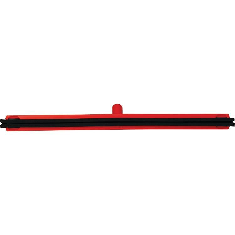 Vikan Bodenschieber Doppelblatt Soft – 70,0 cm, PP/Zellkautschuk, Rot
