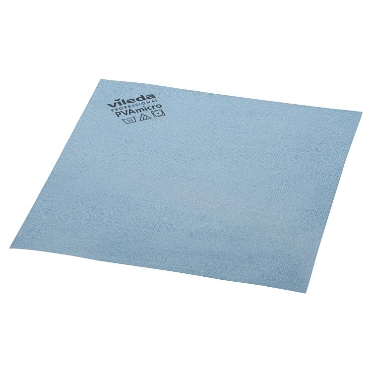 Vileda professional Mikrofasertuch PVAmicro – Blau – 38 × 35 cm – 5er-Set