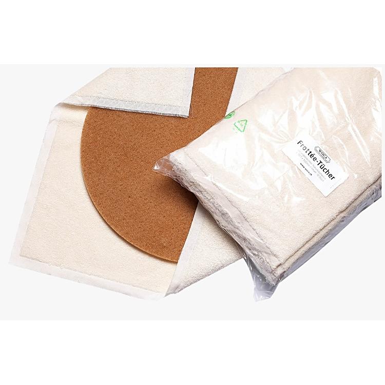 Woca Frotteetuch – Natur – 50 × 50 cm – Baumwolle – 10er-Set