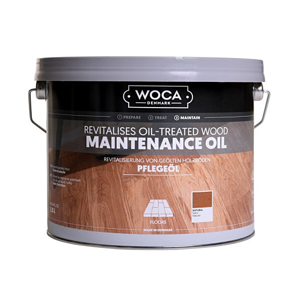 Woca Pflegeöl Natur – Flüssigkeit, Kanister – 2,5 l