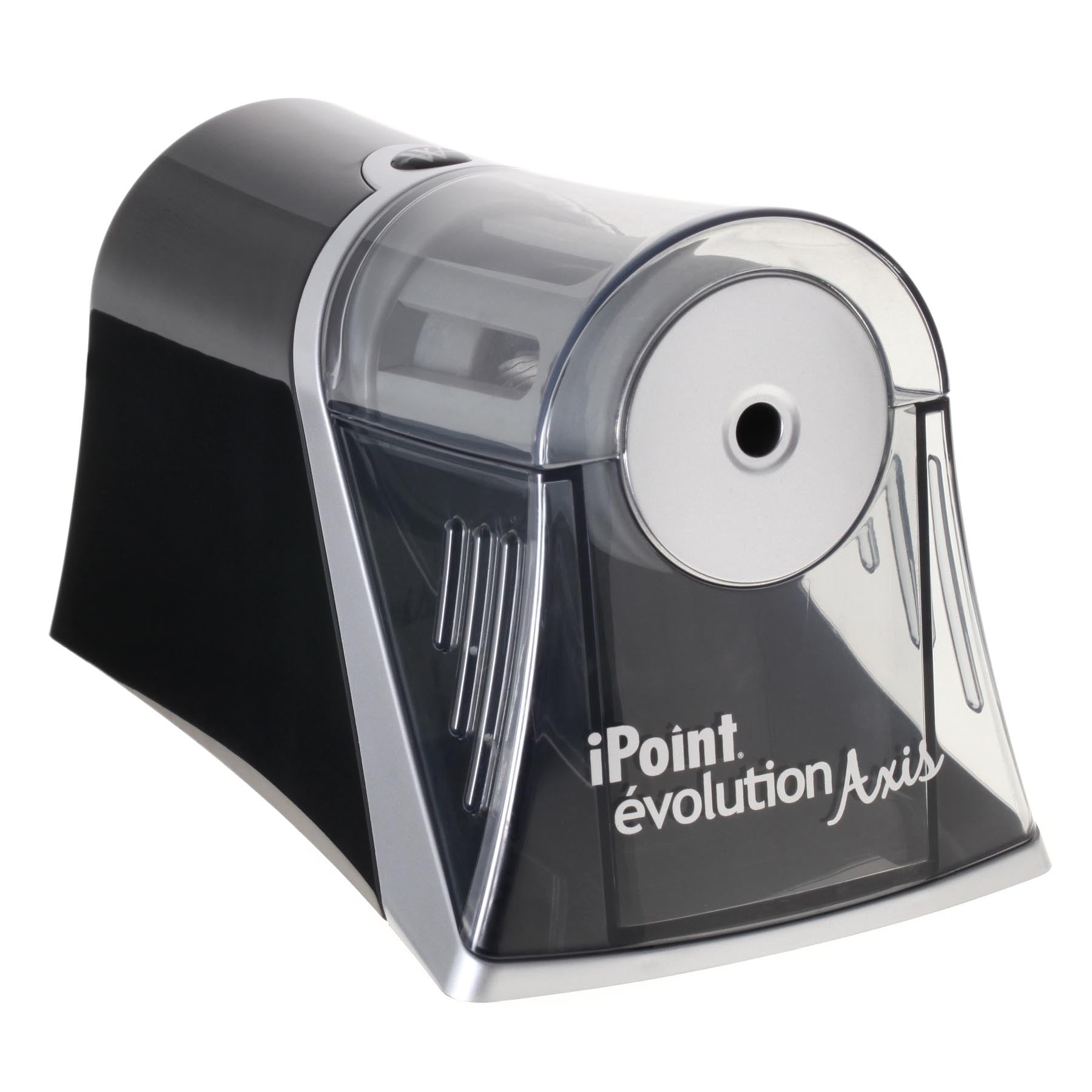 Westcott iPoint évolution Axis Elektro-Spitzmaschine – für Ø bis 7,5 mm – AC – schwarz/silber
