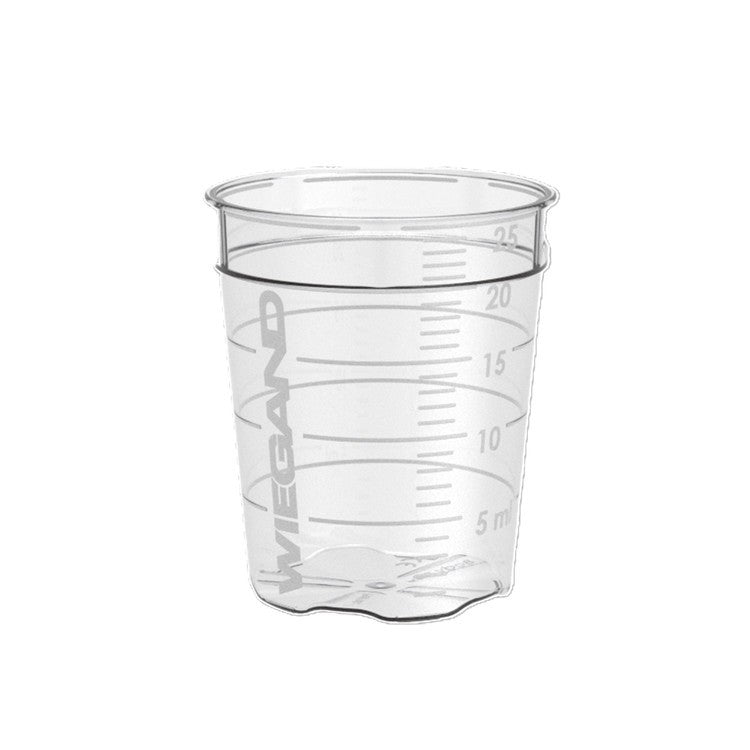 Wiegand Medikamentenbecher – 47er Set, 25 ml, Kunststoff (PP), Weiss, mit Graduierung