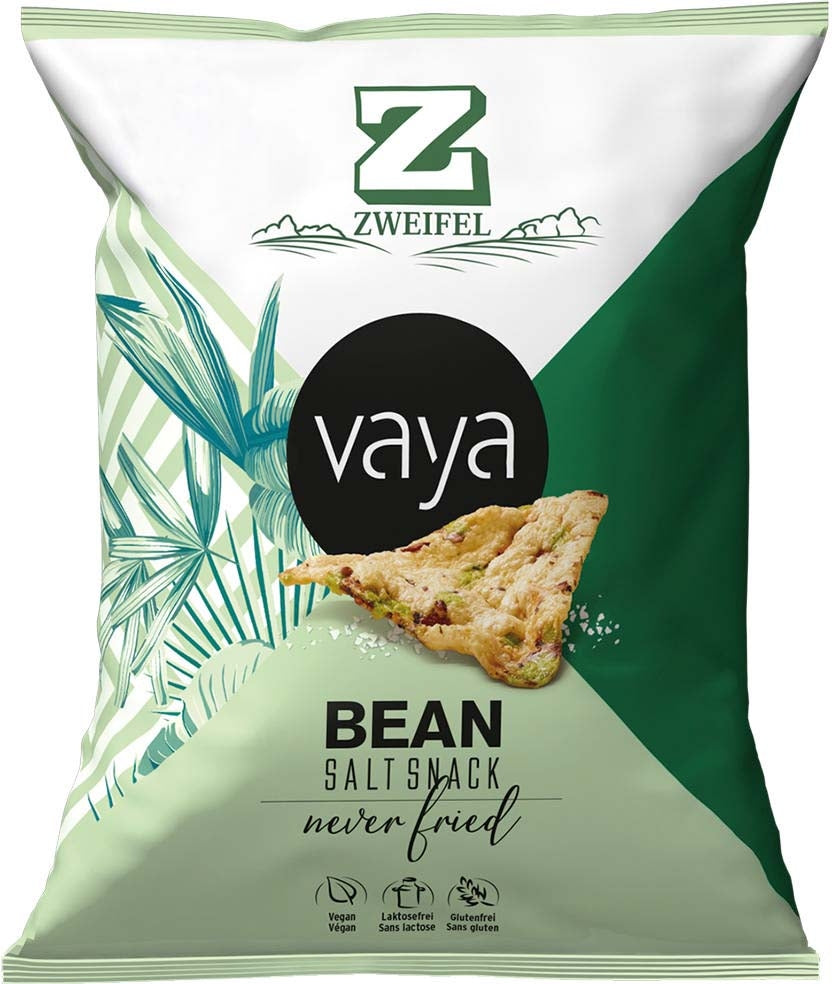 Zweifel Vaya Bean Chips – Salz, vegan, glutenfrei – 27 g