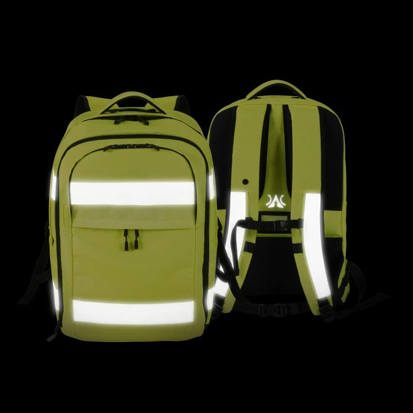 DICOTA Freizeit-Rucksack – 32–38 l, gelb, Hi-Vis