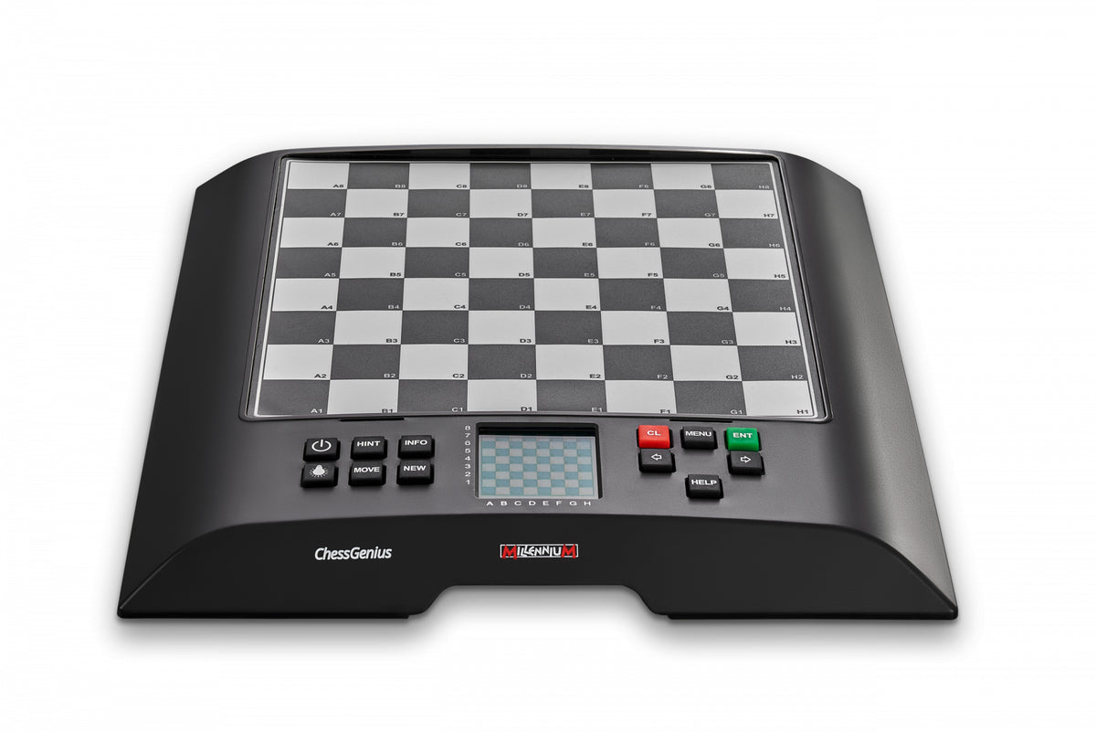 Millennium Chess Genius – Strategiespiel, 1–2 Spieler, ab 8 Jahren, 40 Min., DE/EN/FR/IT/RU