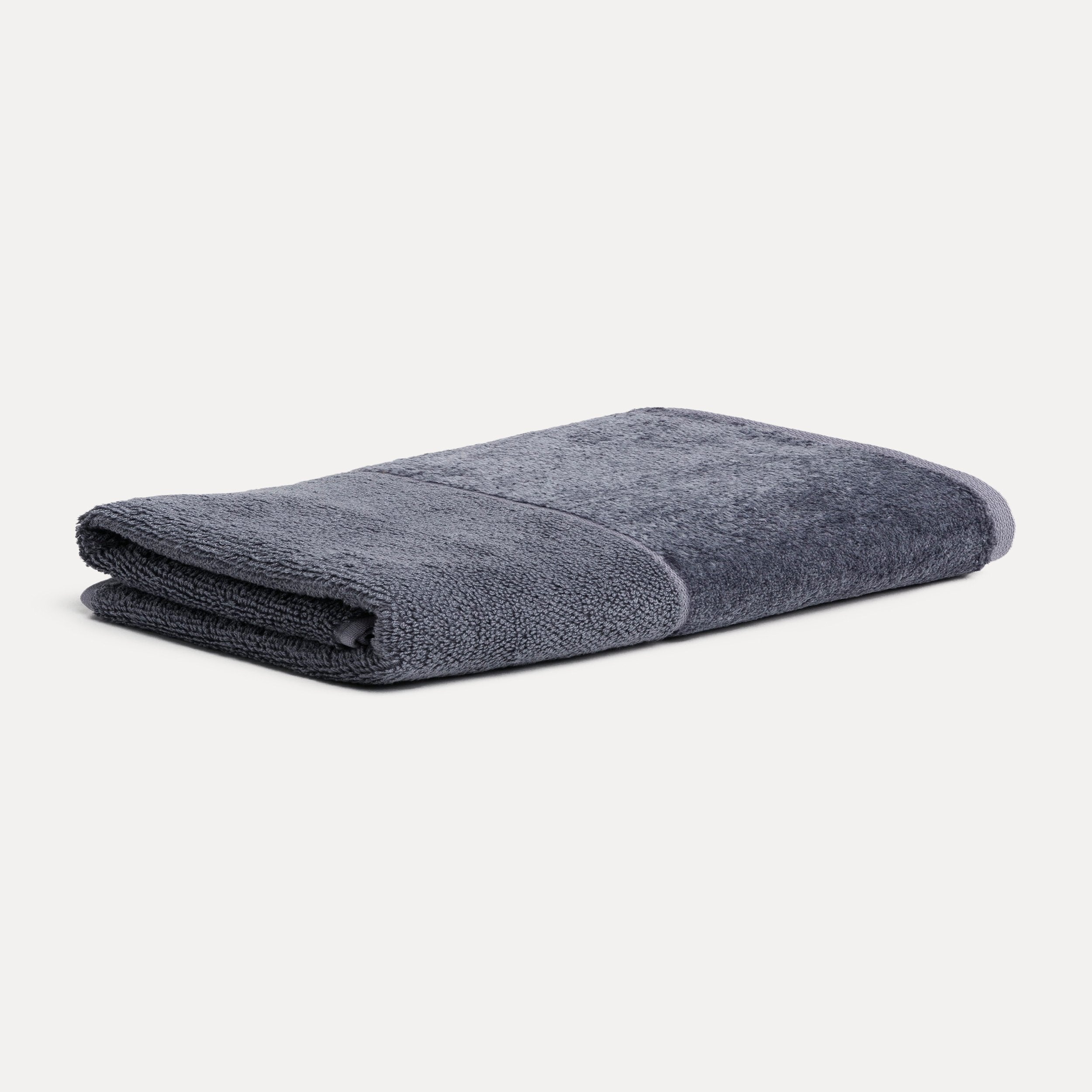 MÖVE Bamboo Luxe Duschtuch – 80 × 150 cm – Anthrazit – Viskose/Baumwolle – 630 g/m² – 60 °C