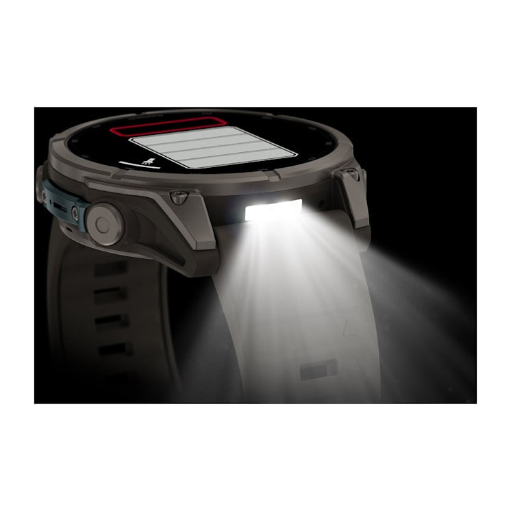 Garmin fēnix 9 47 mm GPS – Titan, Grau, 100 m, für Android, iPhone