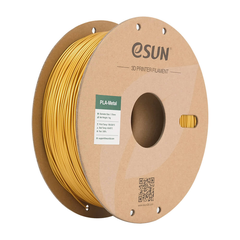 eSUN Filament – PLA+ Metall, Gold, 1,75 mm