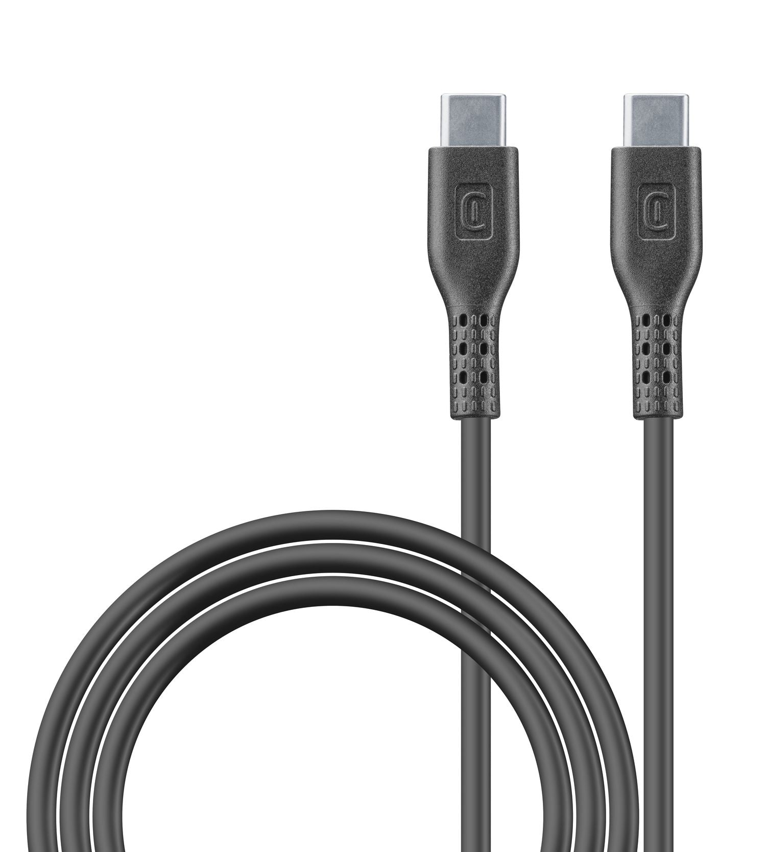 Cellularline USB-C auf USB-C Kabel – 1,2 m – PD 100 W – Schwarz – für Smartphones, Tablets und mehr