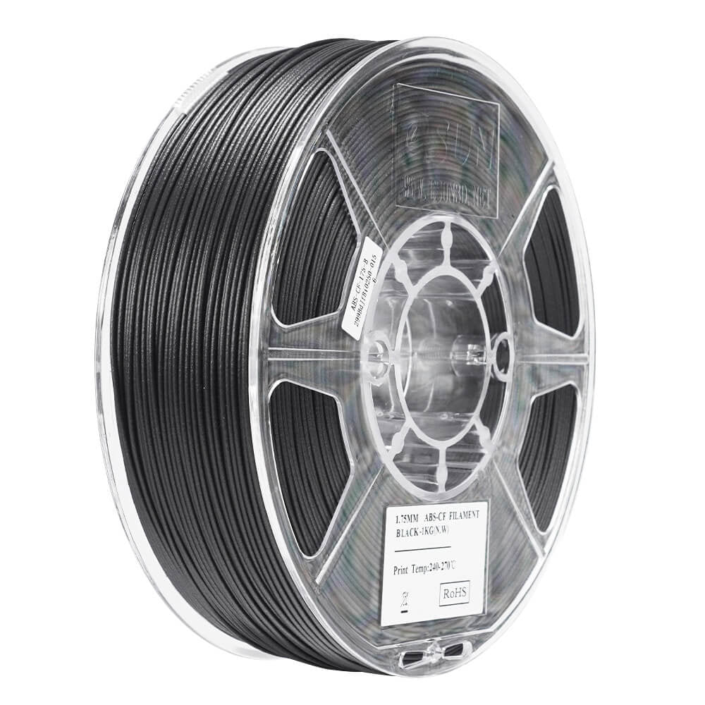 eSUN ABS-CF Filament – 1,75 mm, 1 kg – Schwarz