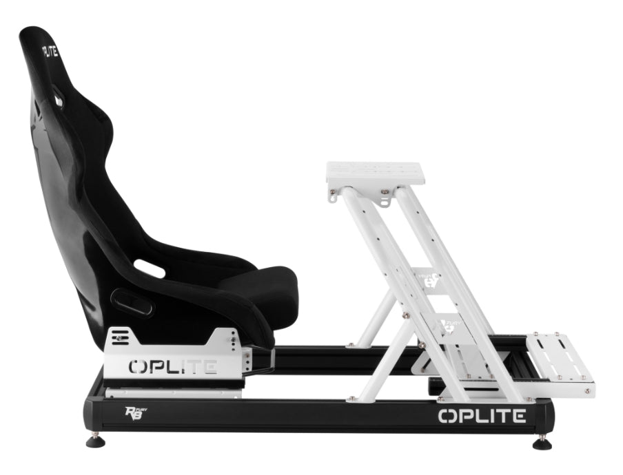 Oplite R8 Fury – Höhenverstellbarer Tisch, 60 × 120 cm, höhenverstellbar, 150 kg, weiss, stahl, kabelmanagement