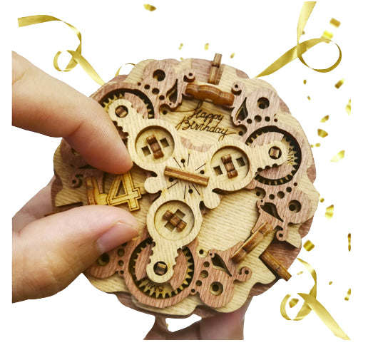 iDventure Puzzlebox Birthday Cake – Knobelbox, 1–2 Spieler, ab 14 Jahren, 15 min, DE