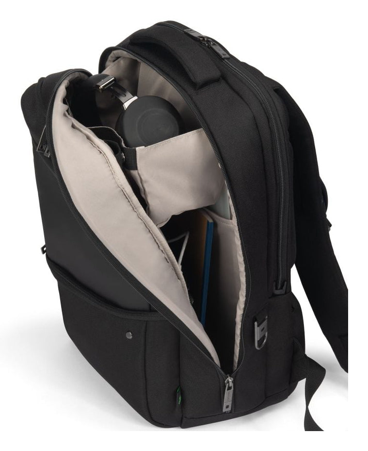 DICOTA Notebook-Tasche bis 17,3" – abschliessbar, mit Schultergurt – Schwarz