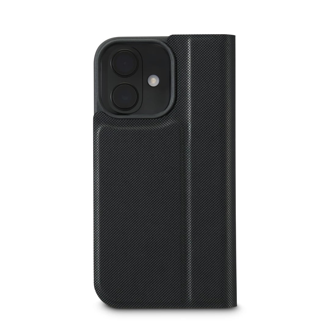 Hama Daily Protect – Folio – für Apple iPhone 16, mit Ständer, mit Kartenfach, PU+TPU, Schwarz