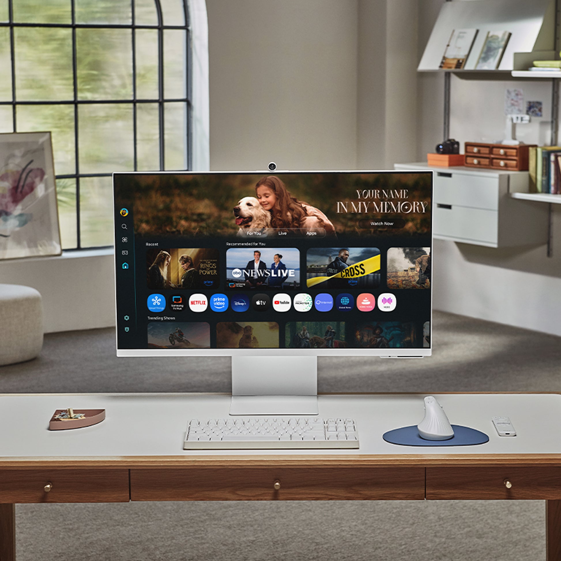 Samsung M8 M80F – Monitor, 32" 3840 × 2160 (UHD 4K), LCD, Weiss