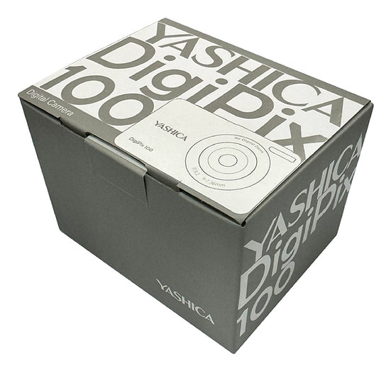 Yashica Digimate100 – Kompaktkamera, 44 MP, 1080p, 16× optischer Zoom, Silber